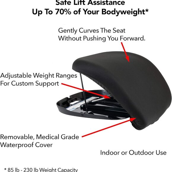 Carex Uplift Premium Seat Assist - Picture 2 of 6